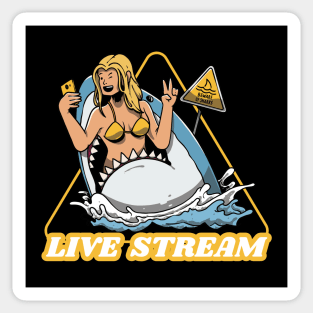 Live Stream Social Influencer Sticker